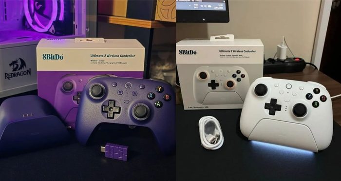 Controle 8BitDo Sem Fio Ultimate 2 TMR
