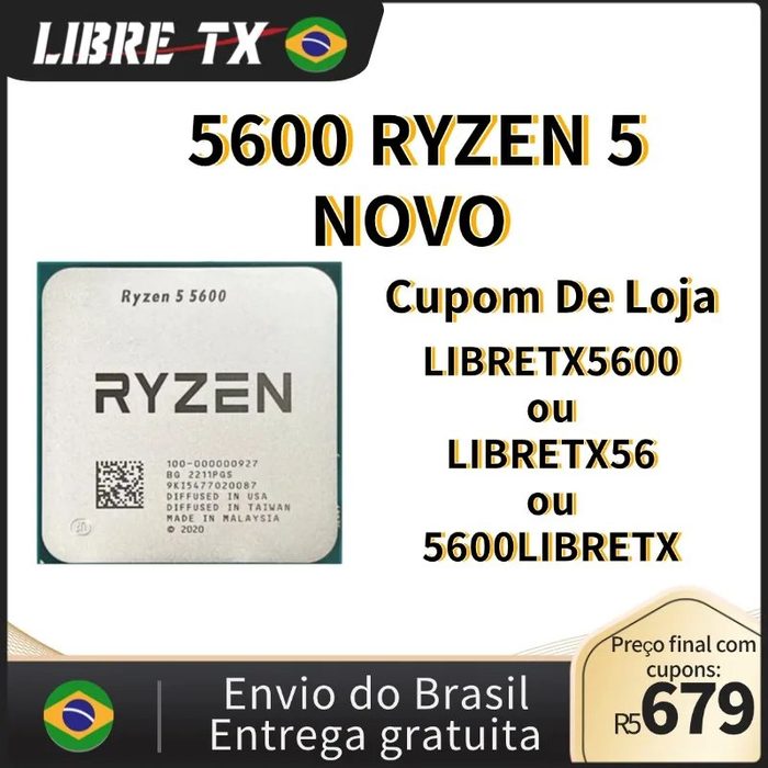 Processador AMD Ryzen 5 5600