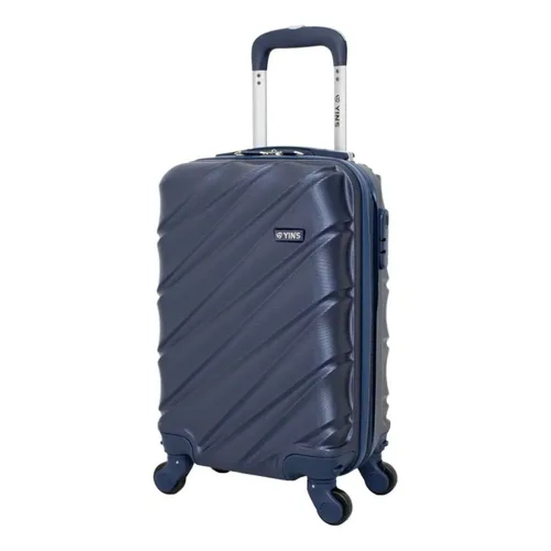 malas de viagem yins santorini 10kg bordo azul-marinho