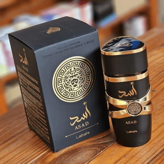 Perfume Lattafa Asad 100ml Eau De Parfum Original Árabe Original Com Nota Fiscal E Selo Original Lataffa