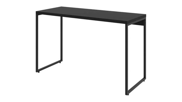 Mesa Para Escritório Office 1,20m Dynamica Cor Preto Ônix / Est.Preta