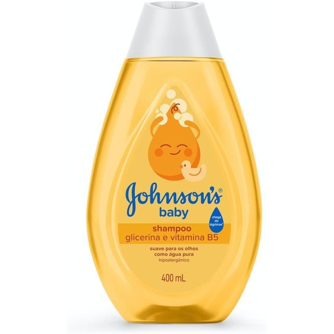 cuidados pessoais johnson's baby shampoo para bebê 400ml glicerina