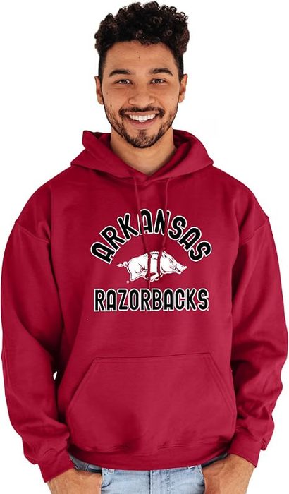 Blue 84 Moletom com capuz masculino padrão alinhado cor da equipe, médio