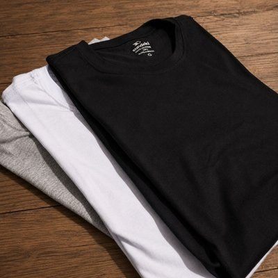 Kit 3 Camisetas Algodão Dia Dia Sandrini Básica Conforto