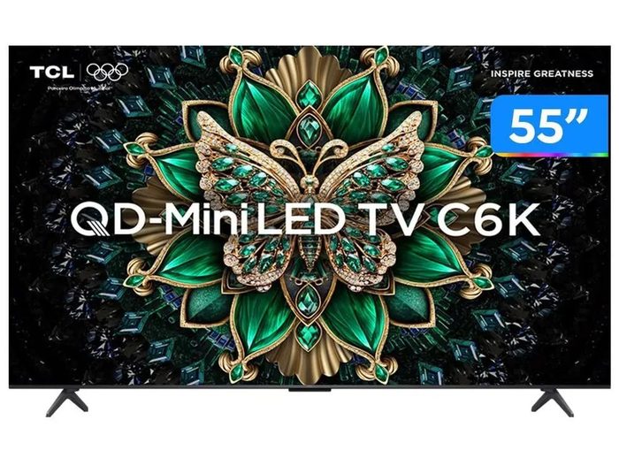 TV TCL 55C6K 55" 4K Mini LED 120Hz Google TV