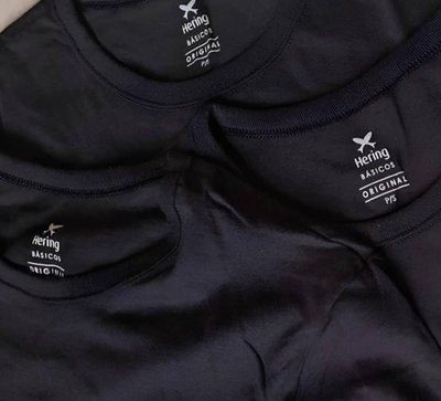 Kit 5 Camisetas Hering Masculina Basica Original Algodão