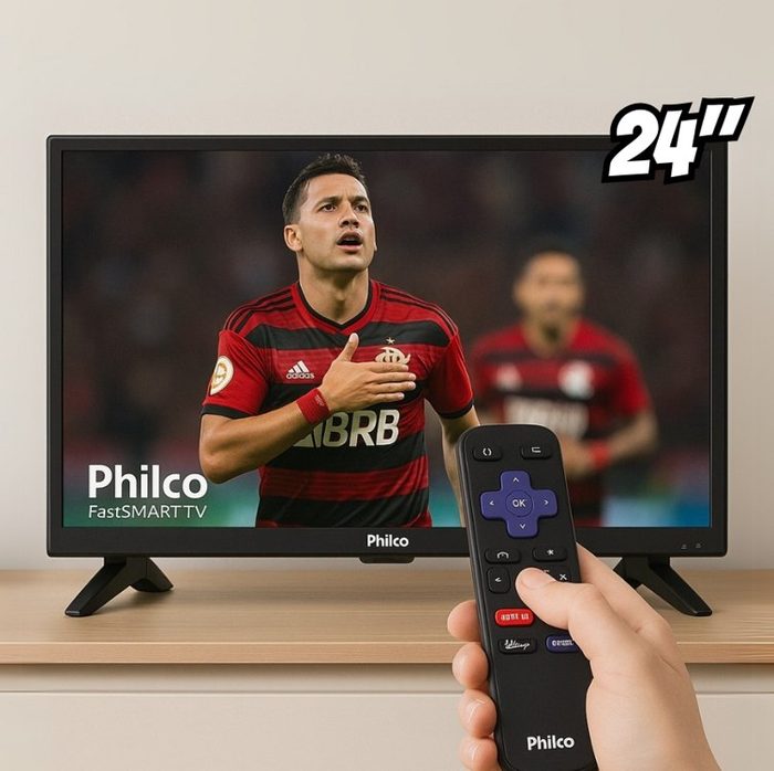 TV Philco 24" HD Roku TV