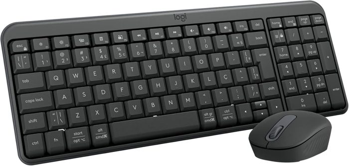 Combo Teclado e Mouse Sem Fio Logitech MK250 Bluetooth
