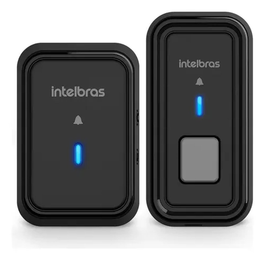 campainha sem fio intelbras cib 101 preta