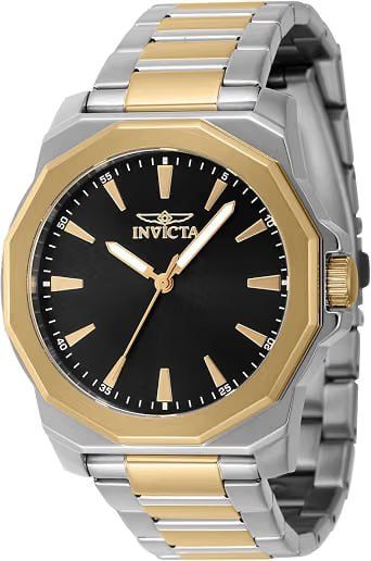 Invicta Relógio masculino Speedway de quartzo de aço inoxidável de 42 mm, dois tons modelo: 46834 , Dois tons, Tendência