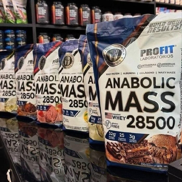 🛒Hipercalórico Anabolic Mass 28500 3kg Profit Labs Cookies And Cream