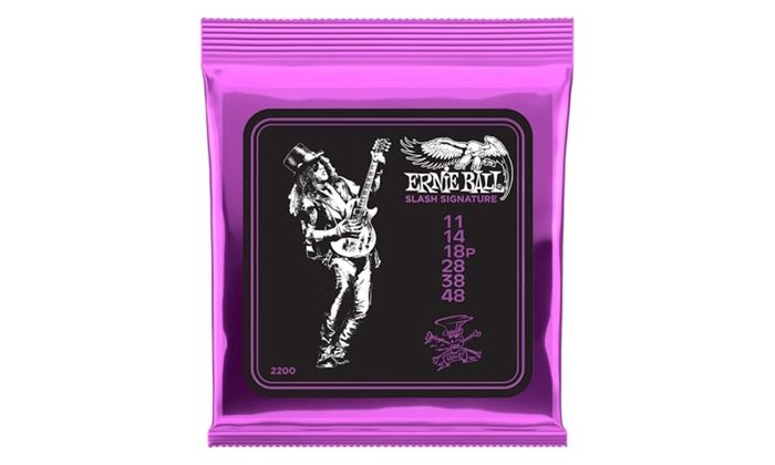 Ernie Ball Cordas para guitarra elétrica Slash Signature, calibre 11-48