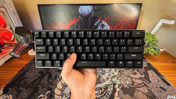 Aula WIN 60 HE 60% - Standard Teclado Magnético, 8.000Hz, Rapid Trigger Win60 WIN60HE 60HE 8K Magnético