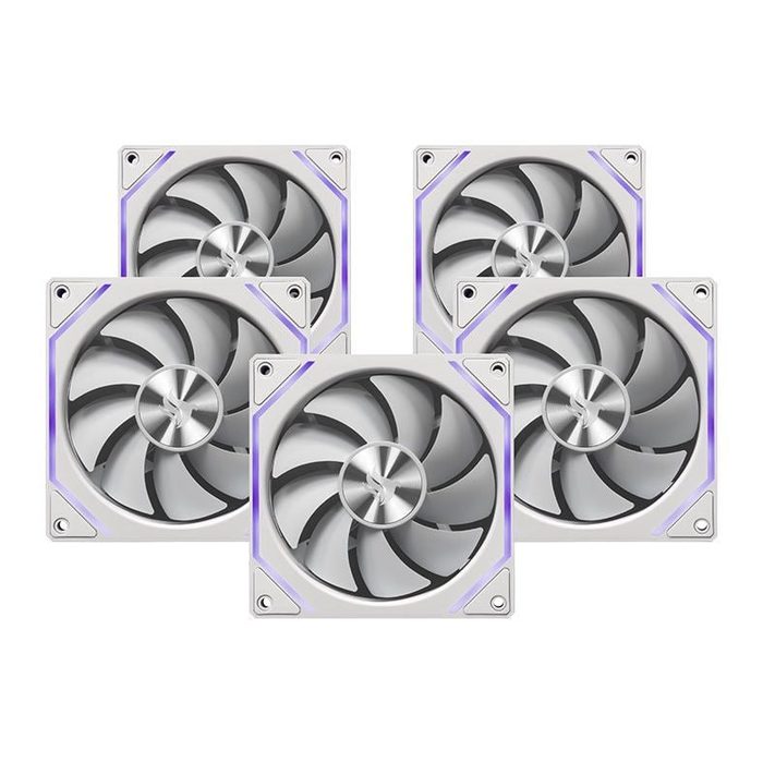 Kit Ventoinha Pichau Ventus NX, ARGB, 5x120mm, Branco, PCH-VTNX5-WH01