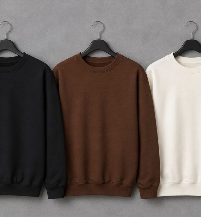 Blusa Moletom Gola Redonda Masculino Adulto