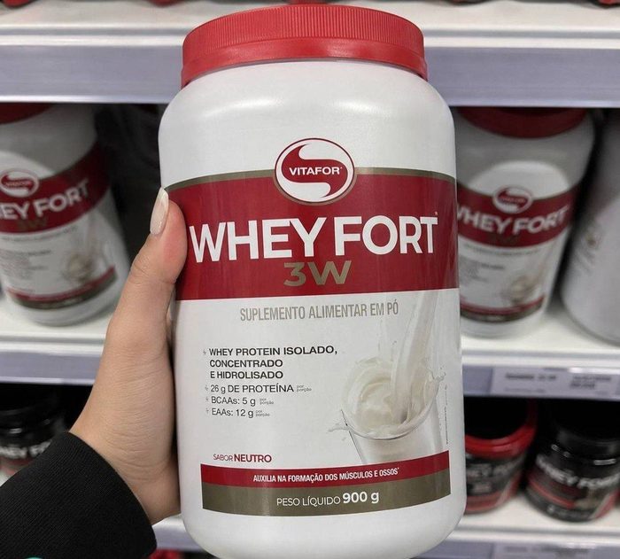 🛒 Whey Fort 3w Neutro 900g Vitafor