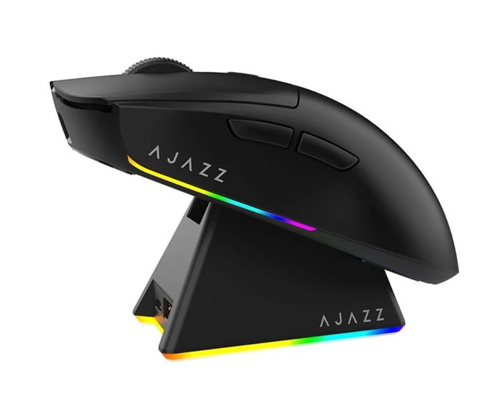 Mouse Sem Fio Com Dock Ajazz Aj139 V2 Series Paw 3311 500mAh Micro Switch Huano Tri Mode