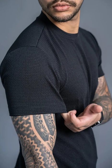 Camiseta Masculina Manga Curta Confortável Dia A Dia -anarhu