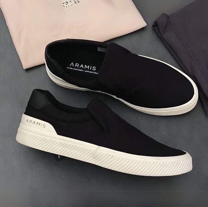 Tênis Aramis Daily Slip Canvas Preto