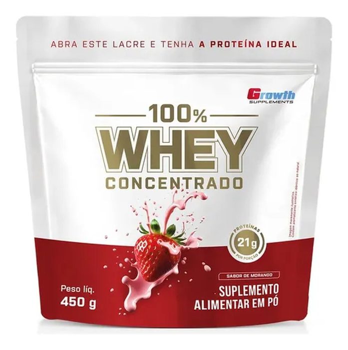Growth Whey Concentrado 450g