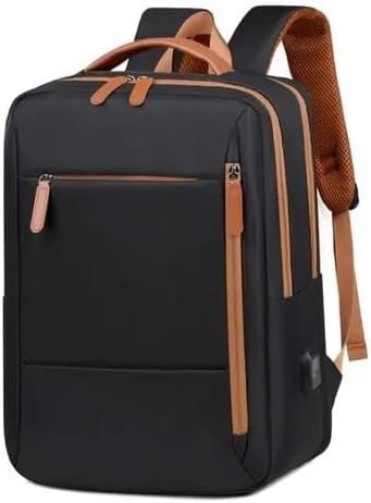 Mala de bordo bolsa de mão Mochila Executiva para Notebook 15.6 Impermeável com Porta USB