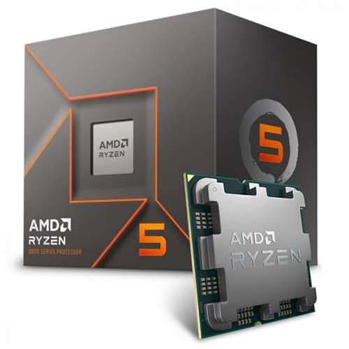 Processador AMD Ryzen 5 8400F AM5/ 6 Cores/ 12 Threads/ 4.7 GHz/ 22MB Cache/Sem Vídeo/Com Cooler