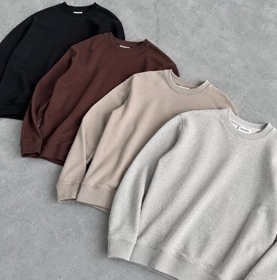 Moletom Blusa Frio Unissex Gola Redonda Careca Liso Promoção