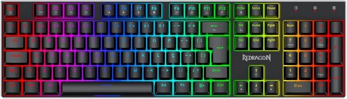 ⌨️ Redragon Dharma - Teclado Gamer Magnético RGB Full Size 8K - Preto
