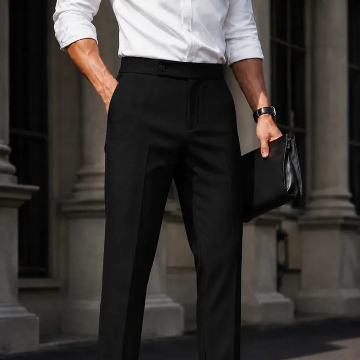 Calça Alfaiataria Masculina Slim Fit Elastano 38 a 50