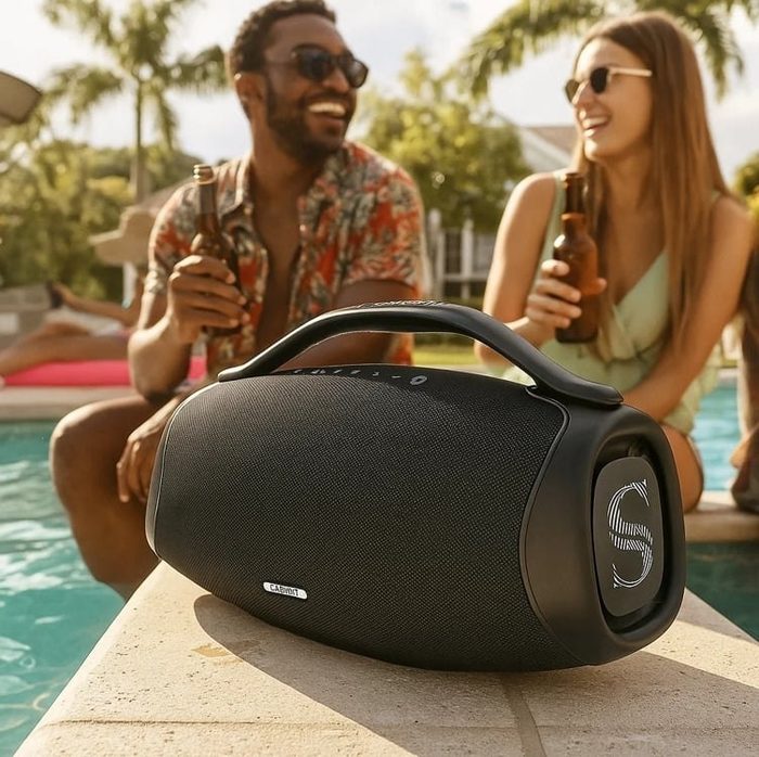 Caixa De Som Sabala Dr-909 200w Bluetooth 36h Tws Ipx6 Cor Preto