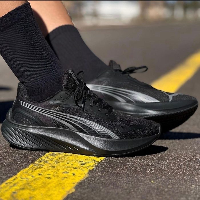 🛒Tênis Masculino Pounce Lite Running Puma Puma Black-cool Dark Gray Liso