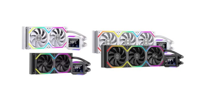 Water Cooler Jungle Leopard AstroShel V2g Tela personalizável de 2,8 polegadas