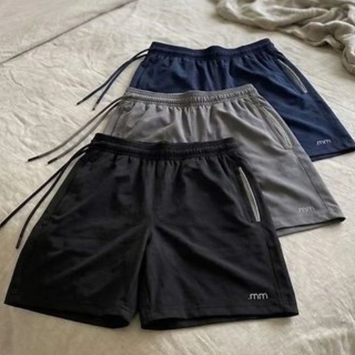 Kit 3 Bermuda Masculina Tactel Com Elastano Academia Treino 3-unidade Preto G