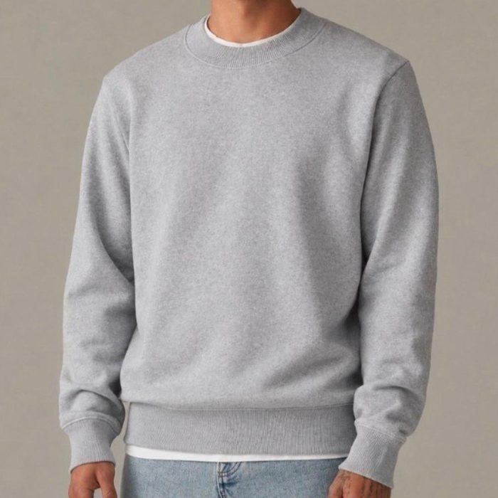 Blusa Moletom Flanelada Unissex Gola Redonda
