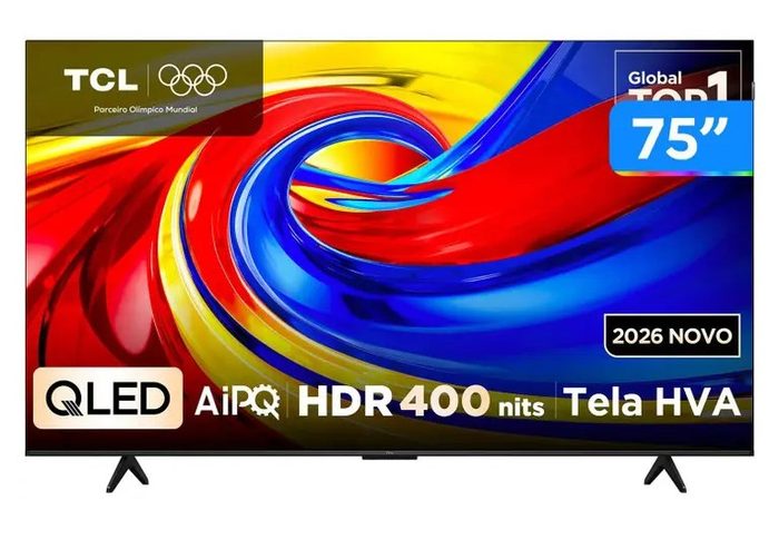TV TCL 75P7L 75" 4K QLED Google TV