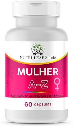 MULHER A Z Vitaminas e Nutrientes Essenciais Para Todas as Fases da Vida | Suplemento com 22 Vitaminas e Minerais para Energia, Disposição,