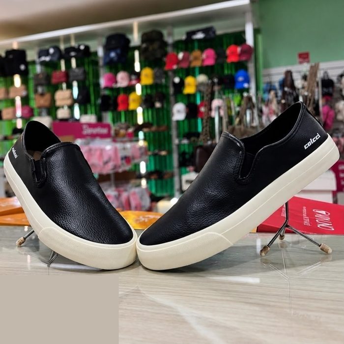 🛒Tênis Grafic 001 Colcci Masculino Casual Confortável Leve Marrom-claro Gráfico