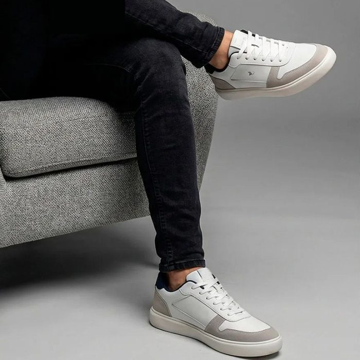 sapatenis sandrini evoke lite branco couro