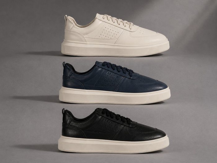 Tênis Aramis Masculino Basico Baixo Leve Elegante Social Off White 38 a 44