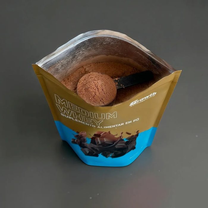 whey protein growth medium 1kg chocolate