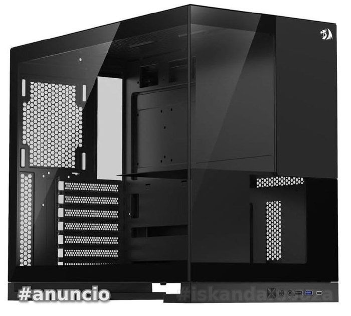 👍🔥 Gabinete Gamer Redragon Eternal Preto Sem Fans CA-612B