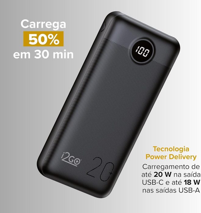 power bank i2go pro 20000mah 20w