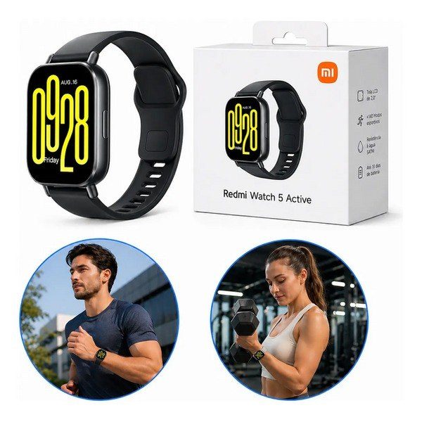 smartwatch xiaomi redmi watch 5 active prata