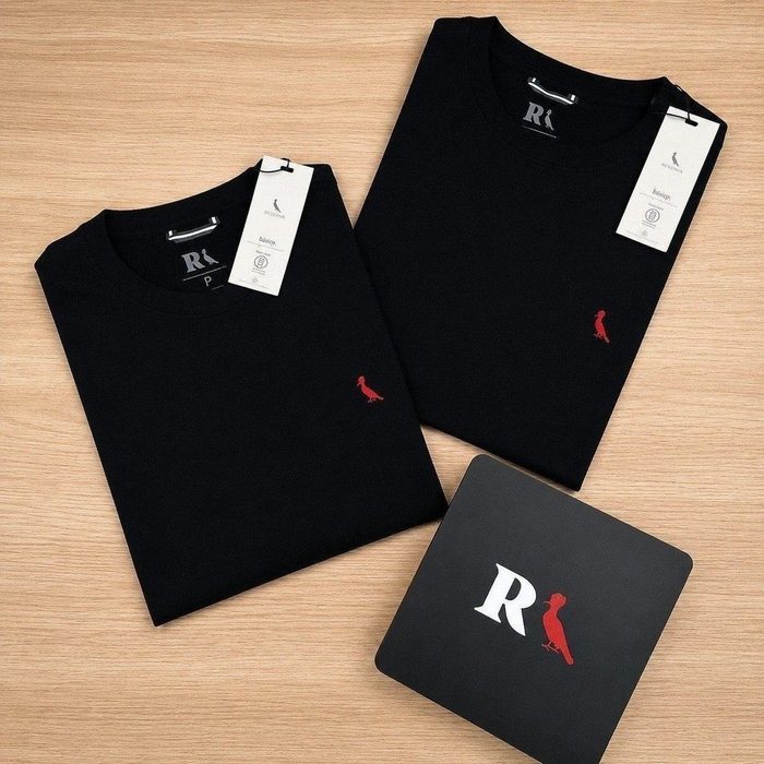 Kit 2 Camisetas Brasa Pica Pau Bordado Reserva