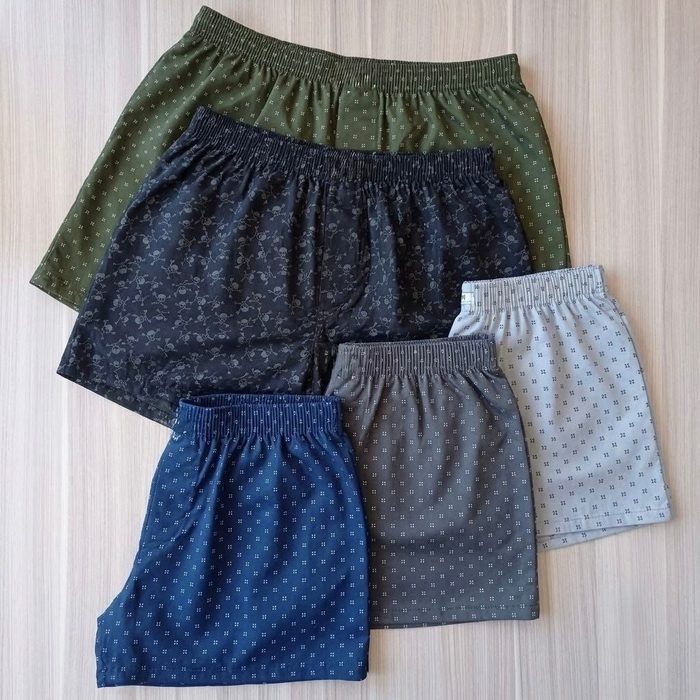 cuecas samba canção short masculino pijama conforto kit 5