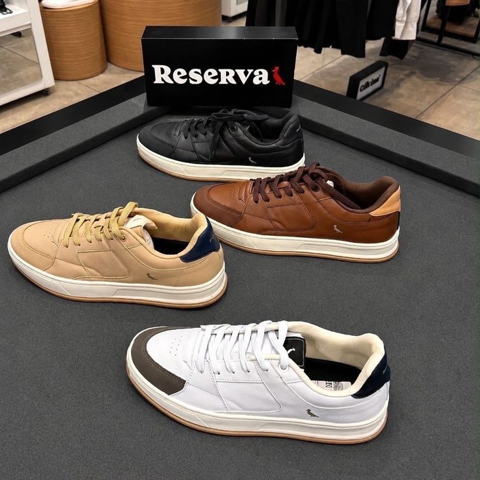 Tênis Reserva Roma Masculino Casual Cano Baixo Elegante