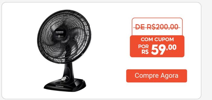 Ventilador Mondial 30cm Vsp 30 B 60hz Loi