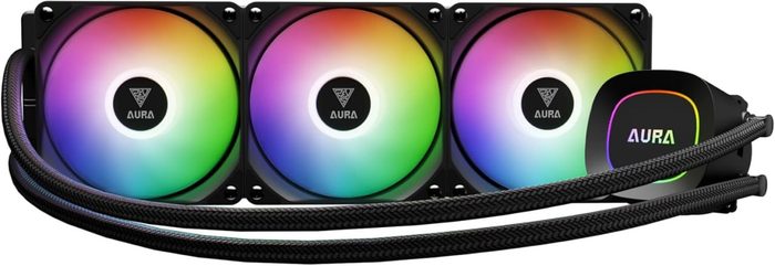 water cooler gamdias aura gl360 preto argb