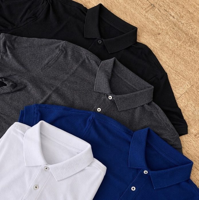 roupas demontie kit 2 camisa polo masculina piquet