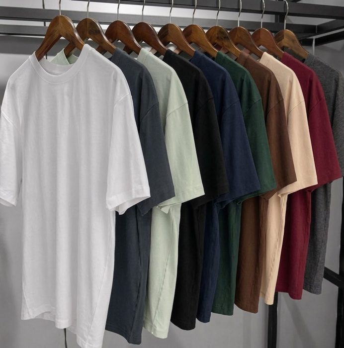 Kit 7 Camisetas Basica Lisa Algodão Premium Masculina